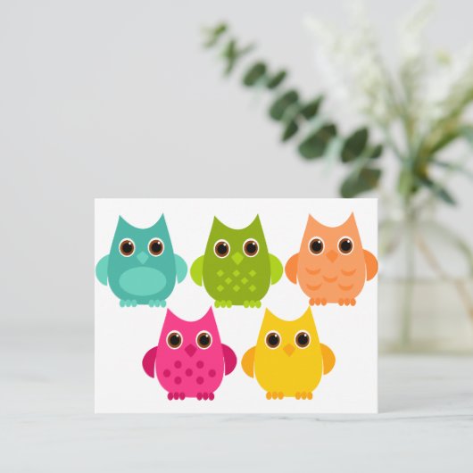 Een heldere bunch van eigendom briefkaart (Staand voorkant)