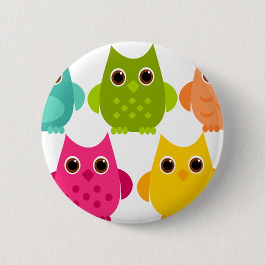 Een heldere bunch van eigendom ronde button 5,7 cm (Voorkant)