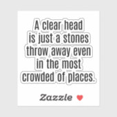 Een heldere, op maat gesneden vinylsticker sticker (Vel)