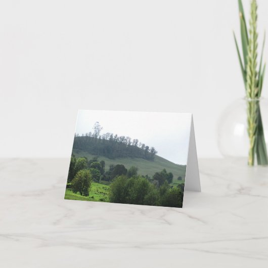 Een heldere patch Upcountry Wenskaart Kaart (Voorkant)