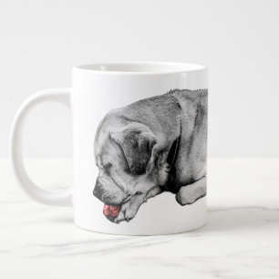 Een heldere pauze grote koffiekop