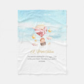 Een heldere toekomst fleece deken (Voorkant)