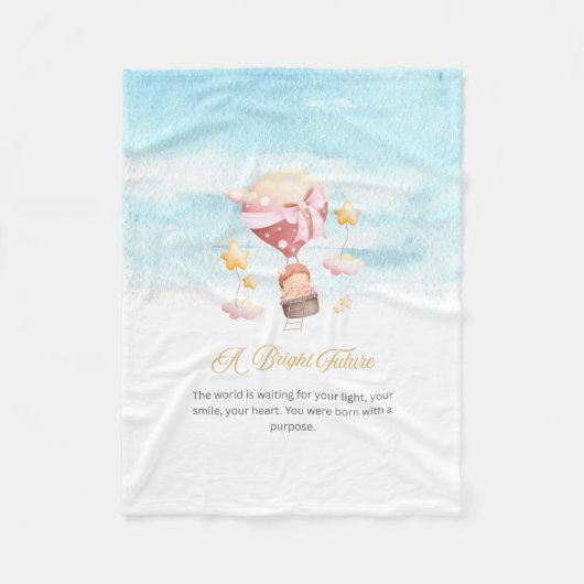 Een heldere toekomst fleece deken (Voorkant)