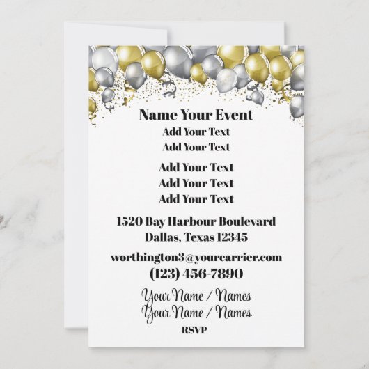 EEN HELDERE TOEKOMST! KAART (Achterkant)