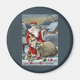 Een heldere & vrolijke kerst magneet