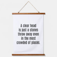 Een heldere wandtapijt met bovenzijde