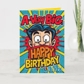 Een hele grote gelukkige verjaardag kaart (Voorkant)