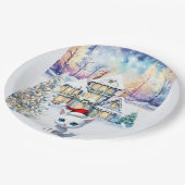 EEN HELE KIT KAT KERST PAPIEREN BORDJE (Gekanteld)