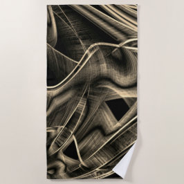 Een hele kronkel die eruit ziet als verbrande denn strandlaken