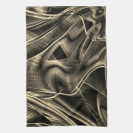 Een hele kronkel die eruit ziet als verbrande denn theedoek