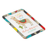 Een hele Llama Leuk Dier Verjaardagsfeest Magneet (Rechterzijde)