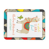 Een hele Llama Leuk Dier Verjaardagsfeest Magneet (Horizontaal)