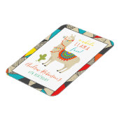 Een hele Llama Leuk Dier Verjaardagsfeest Magneet (Linkerzijde)