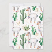 Een hele Llama leuke verjaardagsfeestje uitnodigin Kaart (Achterkant)