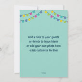 Een hele Llama-vlinderdag om het even welke leefti Kaart (Achterkant)