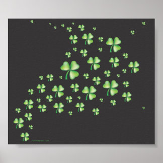 Een hele lotta shamrocks. poster
