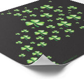 Een hele lotta shamrocks. poster (Hoek)