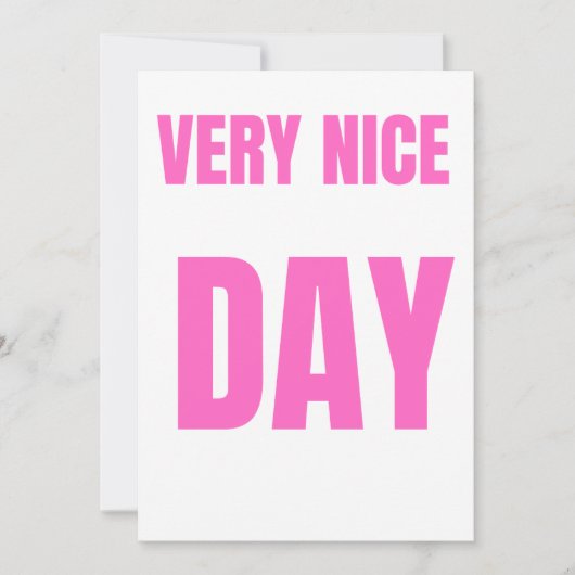 Een hele mooie dag" feestdagenkaart (Voorkant)
