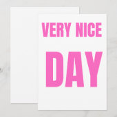 Een hele mooie dag" feestdagenkaart (Voorkant / Achterkant)