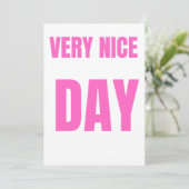 Een hele mooie dag" feestdagenkaart (Staand voorkant)