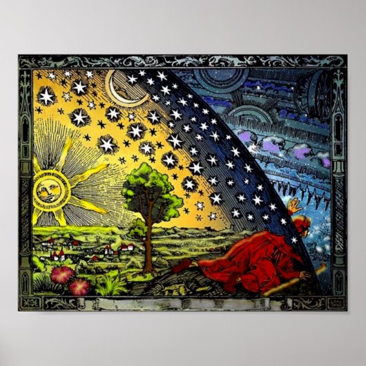 Een hele nieuwe wereld daarbuiten (nacht) poster (Voorkant)