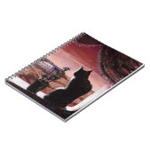 Een hele nieuwe wereld - Sci-Fi - Kat op Mars Notitieboek (Linkerzijde)