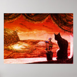 Een hele nieuwe wereld - Sci-Fi - Kat op Mars Poster
