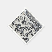 Een hele partij pinguïns-papier servet (Hoek)