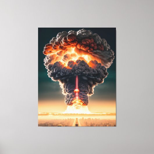 Een hele slechte dag canvas afdruk (Voorkant)