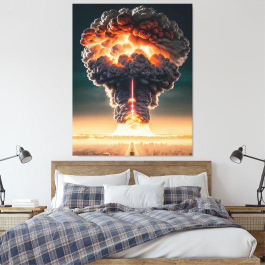 Een hele slechte dag canvas afdruk (Insitu (Slaapkamer))