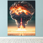 Een hele slechte dag canvas afdruk (Insitu (Houten vloer))