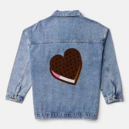 Een hele snack ijs sandwich denim jacket