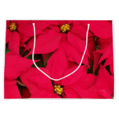 Een heleboel heldergekleurde kerst-Poinsettias Groot Cadeauzakje (Voorkant)