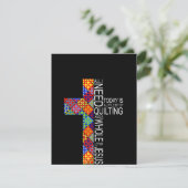 Een heleboel Jezus en een hellende naaiwand Bedankkaart (Staand voorkant)