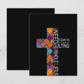 Een heleboel Jezus en een hellende naaiwand Bedankkaart (Voorkant / Achterkant)