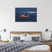 Een helikopterbemanning canvas afdruk (Insitu (Slaapkamer))