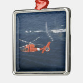 Een helikopterbemanning metalen ornament (Links)