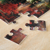 Een hellende plaats legpuzzel (Zijkant)