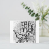 een helpende hand briefkaart (Staand voorkant)