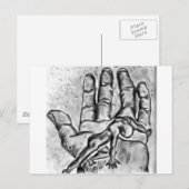 een helpende hand briefkaart (Voorkant / Achterkant)