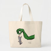 Een helpende hand grote tote bag (Voorkant)