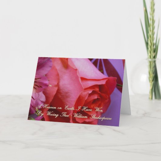 Een hemel feestdagen kaart (Voorkant)