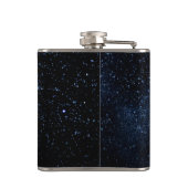 Een hemel vol sterren heupfles (Achterkant)