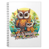 Een herdenkingsleven met grootvader notitieboek (Voorkant)