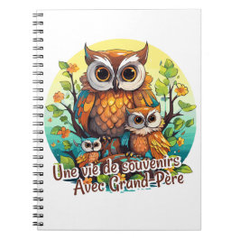 Een herdenkingsleven met grootvader notitieboek