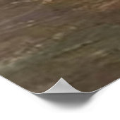 Een herdersheid, haar hond en schaap in Barn Poster (Hoek)