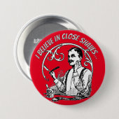 Een Heren Klassieke Seks Ronde Button 7,6 Cm (Voorkant /achterkant)