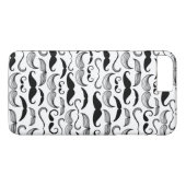 Een herenclub. Mustache patroon 2 Case-Mate iPhone Case (Achterkant (Horizontaal))