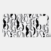 Een herenclub. Mustache patroon 2 Case-Mate iPhone Case (Achterkant (horizontaal))