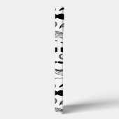 Een herenclub. Mustache patroon 2 Case-Mate iPhone Case (Achterkant / Rechts)